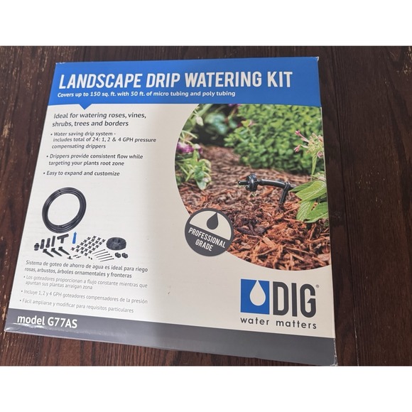 The Unbranded Brand Other - Landscape Drip Watering Kit. EASY. Brand New In Box. Never Used